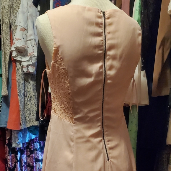 YA LOS ANGELES PINK DRESS SIZE MEDIUM - Picture 6 of 7